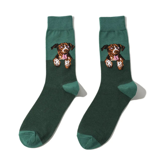 Pet Lover Crew Socks — Design 7