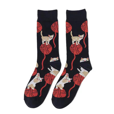 Pet Lover Crew Socks — Design 36