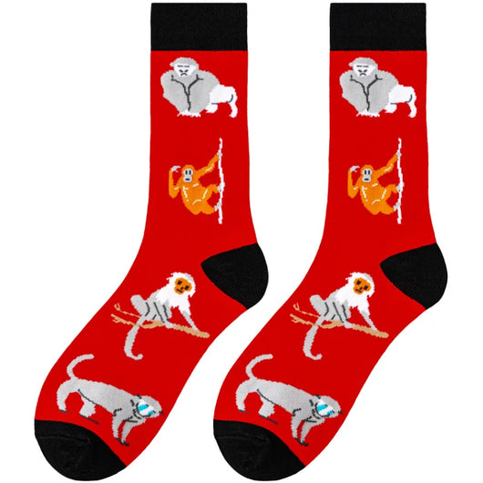 Pet Lover Crew Socks — Design 38