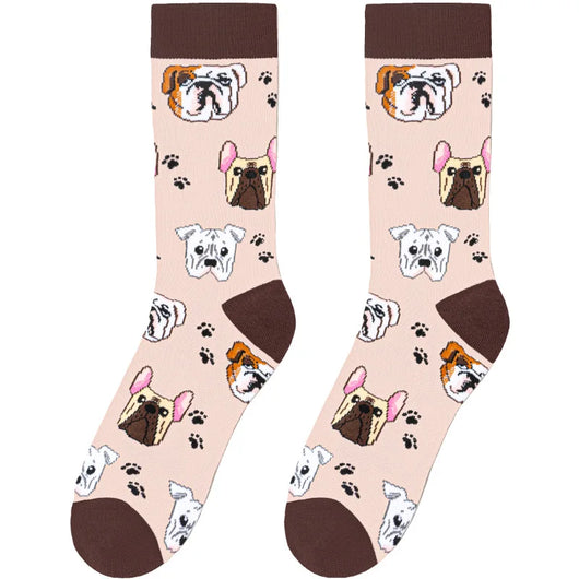 Pet Lover Crew Socks — Design 43