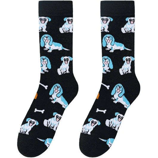 Pet Lover Crew Socks — Design 52